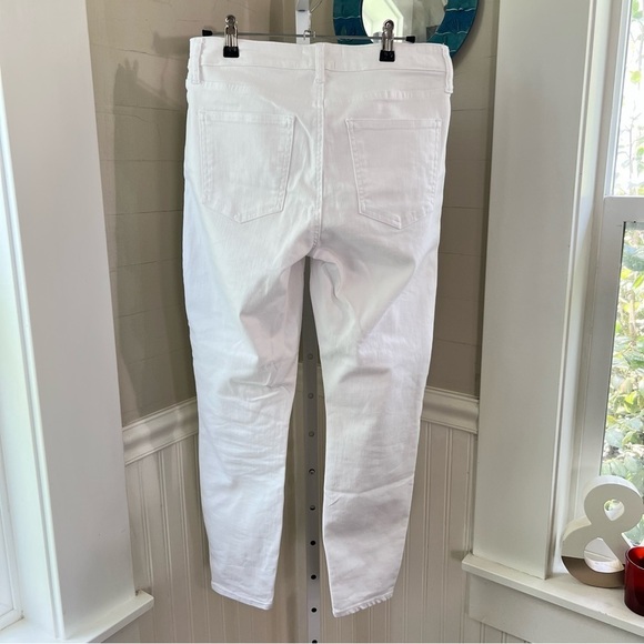 Pistola High Waisted White Jeans Size 28 Jennifer Skinny Oslo White - Picture 4 of 12